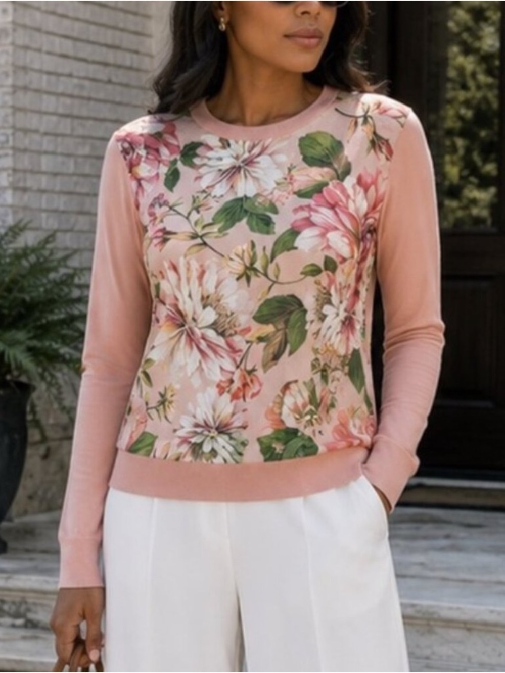 Dolce & Gabbana High Cuff Silk Sweater - Picture 2 of 16